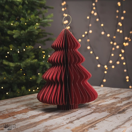 Red Tree Paper Gold Glitter 40cm - image 1