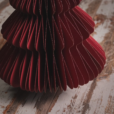 Red Tree Paper Gold Glitter 40cm - image 3