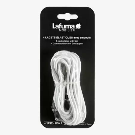 Replacement Elastic Laces for Lafuma Recliners White