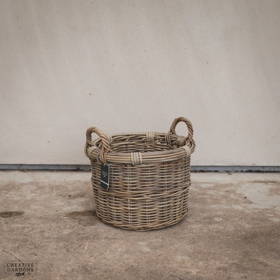Roll Top Handled Basket 39cm