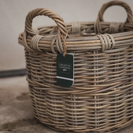 Roll Top Handled Basket 39cm - image 2