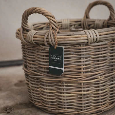 Roll Top Handled Basket 39cm - image 2
