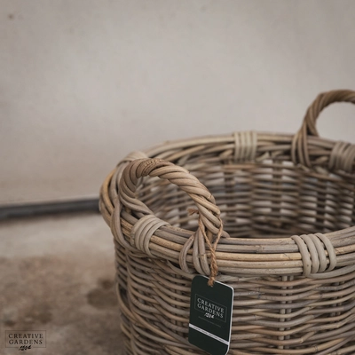 Roll Top Handled Basket 39cm - image 3