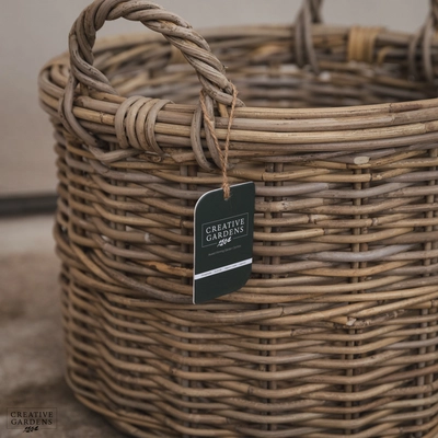 Roll Top Handled Basket 47cm - image 2