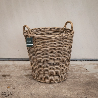 Round Basket with Ear Handles