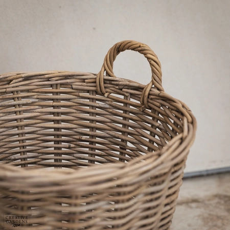 Round Basket with Ear Handles - image 3