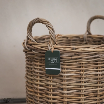 Round Basket with Ear Handles - Large - image 2