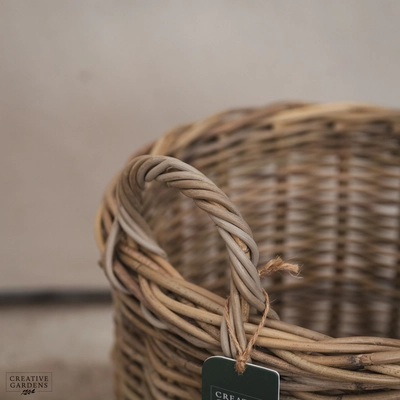 Round Basket with Ear Handles - Large - image 4