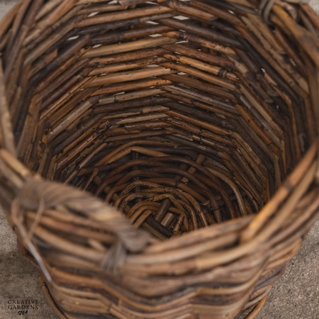 Round Basket with Ear Handles Natural 45cm - image 6