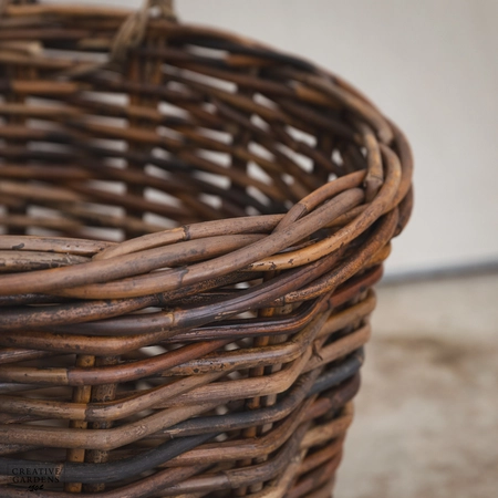 Round Basket with Ear Handles Natural 65cm - image 4