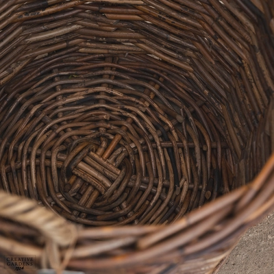 Round Basket with Ear Handles Natural 65cm - image 6