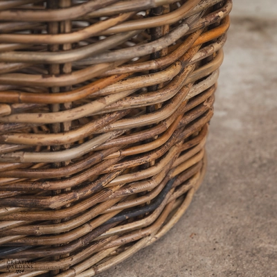 Round Basket with Ear Handles Natural 80cm - image 6