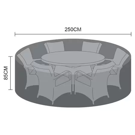 Round Dining Set Cover - 6 Seat - image 2