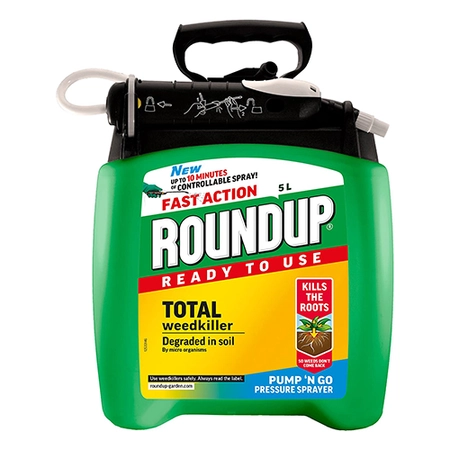 Roundup Total Weed Killer RTU Pump N Go 5L
