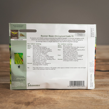Runner Bean Lady Di - image 2