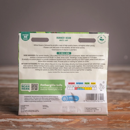 Runner Bean White Lady - image 2