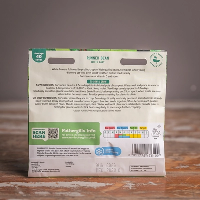 Runner Bean White Lady - image 2