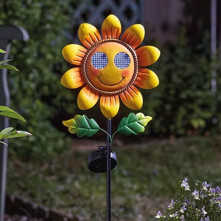 Smilin' Sunflower Stake Light