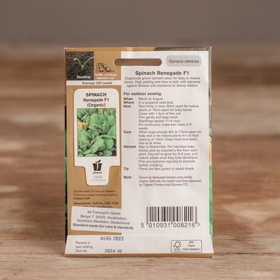 Spinach Renegade F1 Organic - image 2