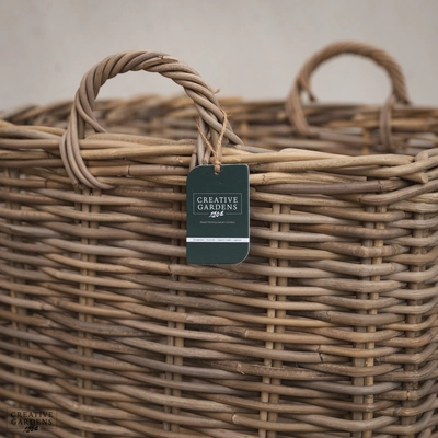 Square Basket with Ear Handles - Medium - image 2