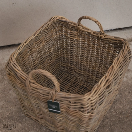 Square Curved Basket with Ear Handles 40cm - image 4