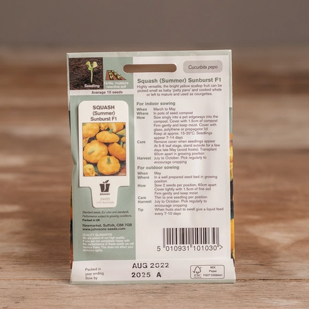 Squash (Summer) Sunburst F1 - image 2