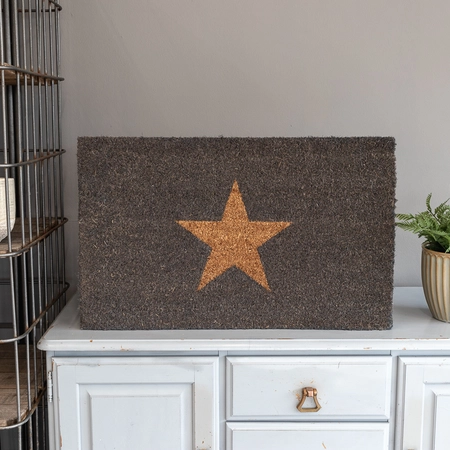 Star Doormat - Small - Charcoal - image 1