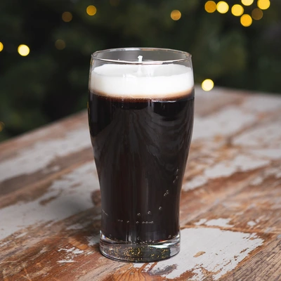 Stout Glass Gel Candle Decoration