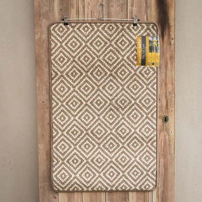 Supersoft Loop Washable Mat - Natural & White - Large - image 1