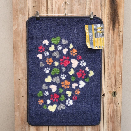 Supersoft Washable Mat - Paw Hearts - image 1
