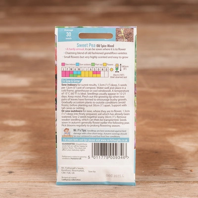 Sweet Pea Old Spice Mix (Grandiflora) - image 2