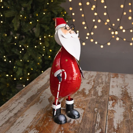 Three Kings Polka Santa Garden Ornament
