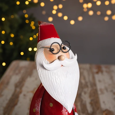 Three Kings Polka Santa Garden Ornament