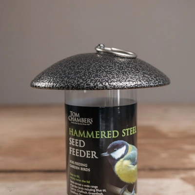 Tom Chambers Hammered Steel Seed Feeder - 2 port - image 3