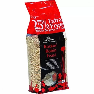 Tom Chambers Rockin Robin Feast - 25% Extra Free - 1.88kg