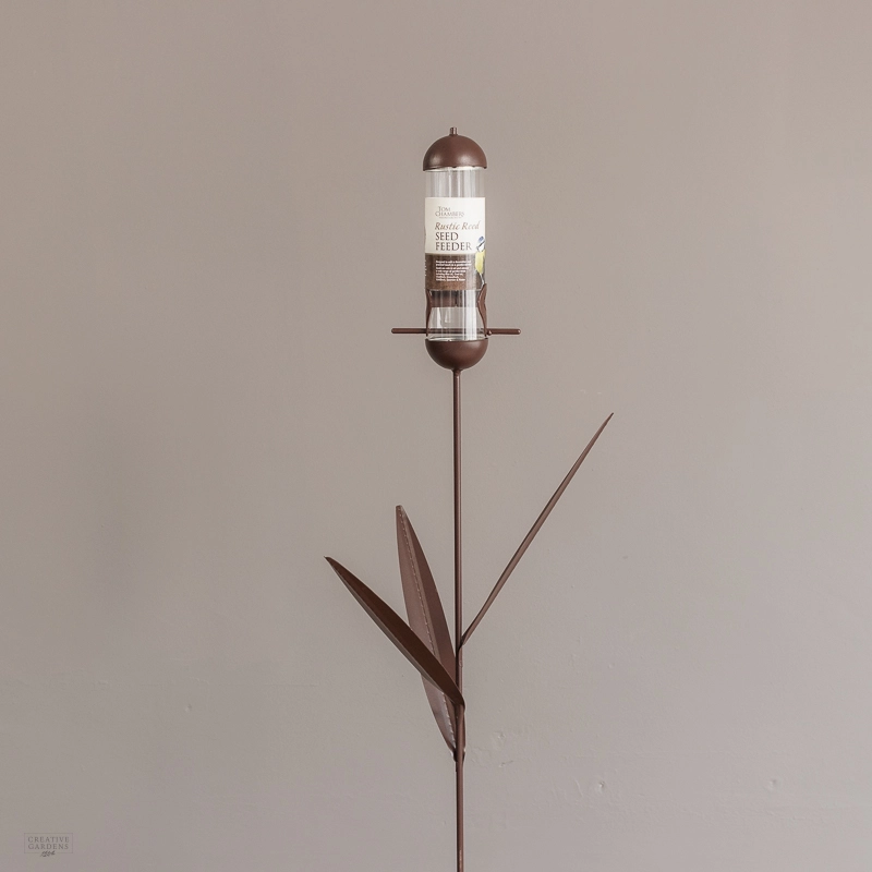 Tom Chambers Rustic Reed Seed Garden Border Feeder Creative Gardens