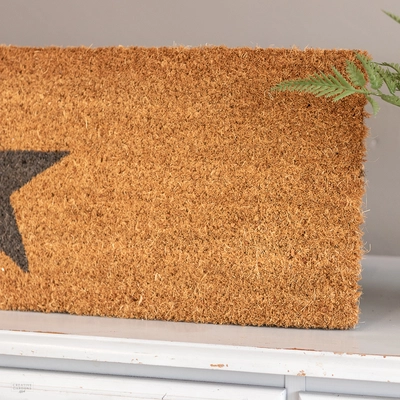 Top Step Star Doormat In Natural Coir - image 2