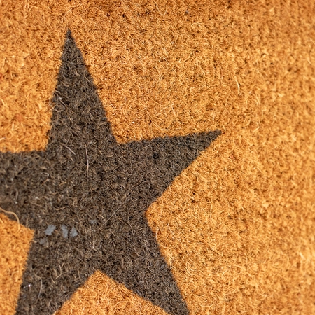 Top Step Star Doormat In Natural Coir - image 4