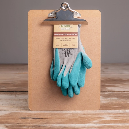 Town & Country Bamboo Gloves Teal M - image 1