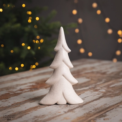 Tree Terracotta White 22cm