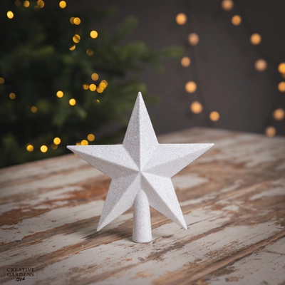 Treetopper Glitter Winter White