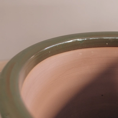 Walworth Cone Glazed Pot 20cm - image 3