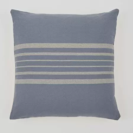 Weaver Green Antibes Blue and Linen Cushion - image 2
