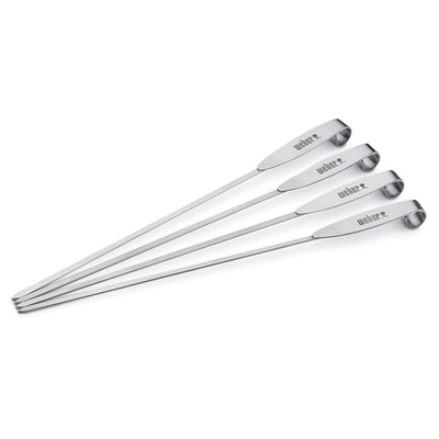 Weber 4pc Stainless Steel Skewer Set