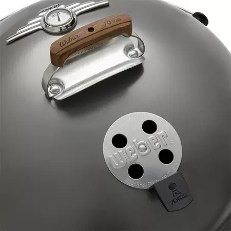 Weber 70Th Anniversary Kettle - 57cm Charcoal Barbecue - Metal Grey - image 11