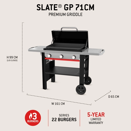 Weber 71cm Slate Griddle - Black - image 4