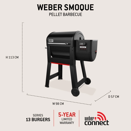 Weber Smoque Pellet Smoker - Black - image 4