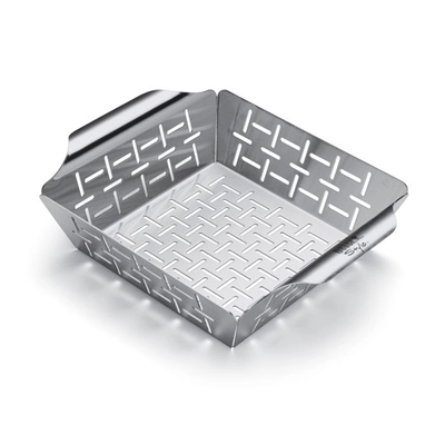 Weber Stainless Steel Deluxe Grilling Basket - Small