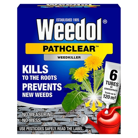 Weedol Pathclear Weed Killer Concentrate Tube 6 pack