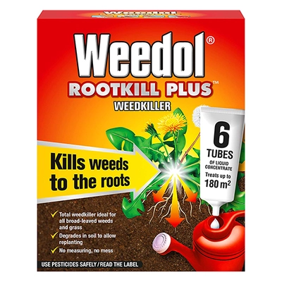 Weedol Rootkill Weed Killer Concentrate Tube 6 pack